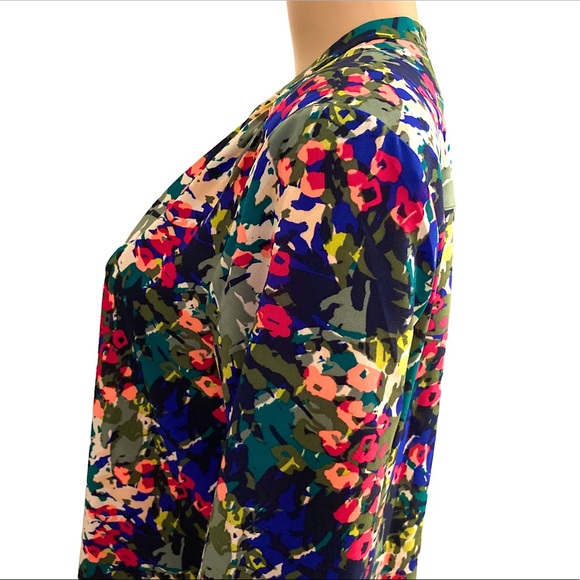 ๐ J. CREW | VIBRANT FLORAL BLOUSE SZ S - Picture 6 of 16